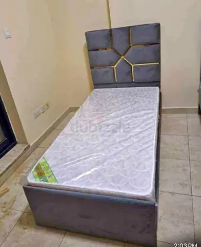 Single 90x190cm Bed with mattress.  Same day delivery available