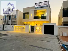 Your dream villa, luxurious and located in the Al Zahiyah area (Ajman), with five bedrooms, very clo