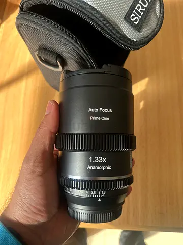 Sirui 40mm T1.8 Anamorphic Autofocus Lens E Mount