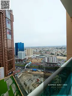 Largest and most luxurious 1-bedroom apartment with a living room for annual rent in Al Rashidiya 3