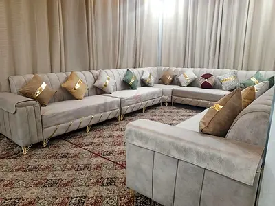 Luxury U-Shaped Sectional Sofa