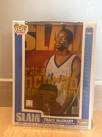 OFFICIAL signed Tracy McGrady funko pop magazine cover number 08