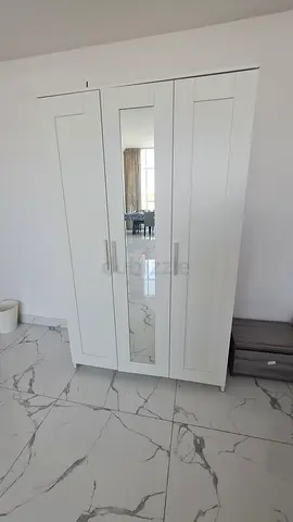 Ilea white 3 door cupboard