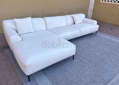 Selling Top quality The Loom collection L shape feather filled sofa