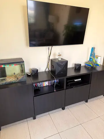 IKEA TV cabinet with drawers and cupboards