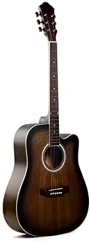 MegArya TBS Matte Finish 40-41 Inch Acoustic Guitar – Stylish  Powerful Sound