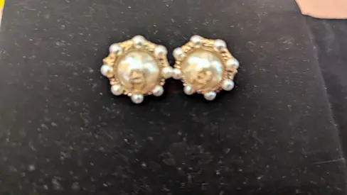 Elegant Vintage Pearl Earrings