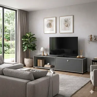 USM Haller Media (B218) Mid -Gray by Star Office LLC (Dubai, Abu Dhabi, UAE)