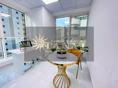 Bueatiful office with burj khalifa view | Fully Furnished | Utilities Included | Prime Area