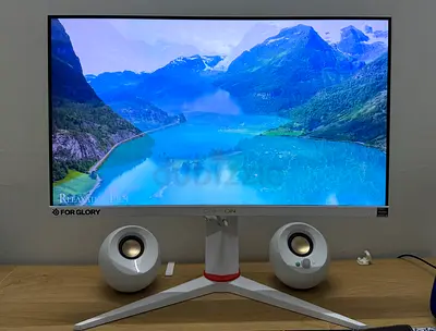 GAMEON GOA24FHD180IPS Artic Pro-Series monitor, White Gaming Monitor 24 Inch, 1920x1080p FHD