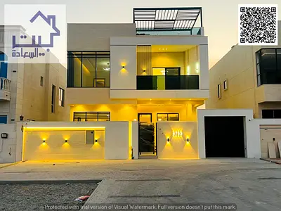 Your dream villa: Ground floor, first floor, and roof. Full stone facade with excellent finishes. Very close to Sheikh Mohammed Bin Zayed Road. Freeho
