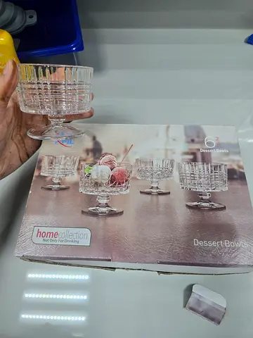 6pc Elegant Dessert Bowls Set