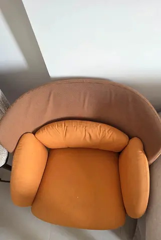 Stylish Orange Accent Chair