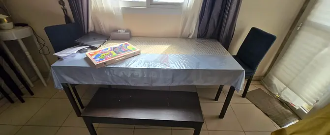 Extendable Table with Chairs for Sale