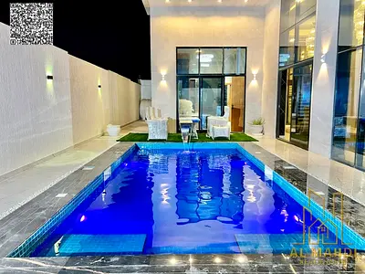 Luxury corner villa for sale in Al-Haliyo 2 – Consists of 6 bedrooms, three floors with a roof terrace | Private pool | Price includes everything - Vi