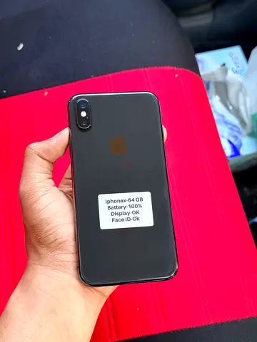 iPhone X Storage 64 GB Display original Face ID Working Battery 100% New battery