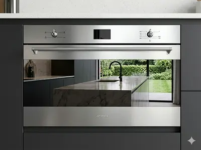 Smeg latest model full gass with fan 90cm integrated model BY BNM