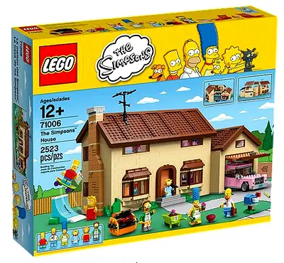 LEGO The Simpsons 3 sets The Simpsons House 71006, The Kwik E-Mart  71016, Krusty Burger 10352
