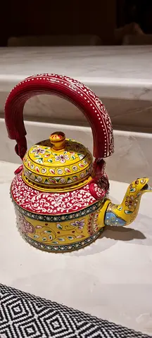 Colorful Handcrafted Teapot