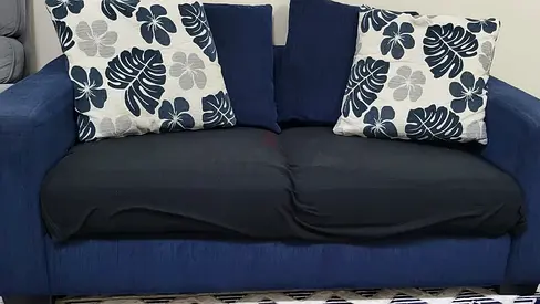 Floral upholstered armchair - good condition