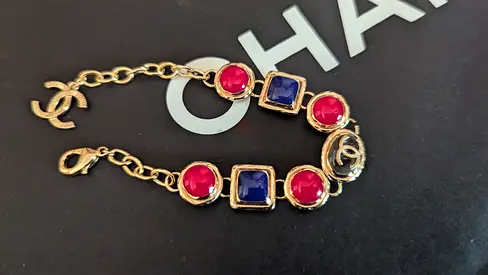 Chanel Colorful Gemstone Bracelet