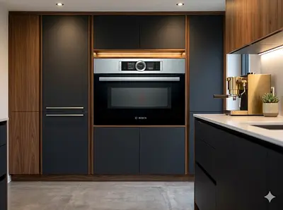 BOSCH SERIES 8 compact microphone + oven 2in1 built-in integrated model BY BNM