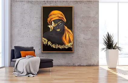 Original Artwork “Unspoken” – Luxury Gold Leaf Textured Painting