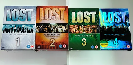 Lost - The Complete Series 1 to 4 DVD Boxsets