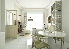 Chic 1BR Apartment with Private Balcony