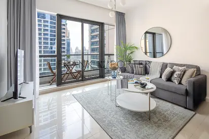 Modern 1BR in Dubai Marina with Marina Views | Mid - Term Rental, Monthly & Weekely stays | All Bills Inclusive
