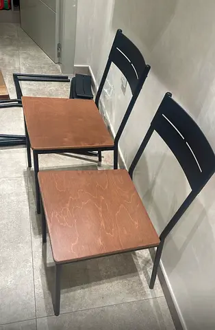 Set of Modern Wooden Chairs