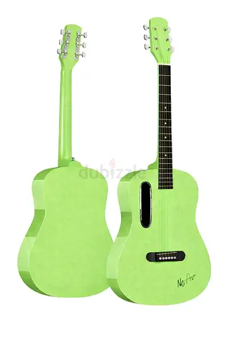 GS-X1 Signature Series - 36 Portable Lava Style GuitarAfrican Wood - Lite Green