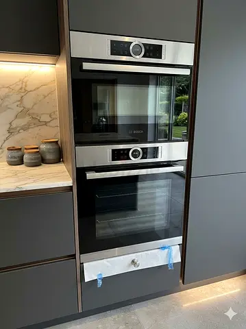 BOSCH SERIES 8 electric oven and microwave set built-in integrated 60cm BY BNM