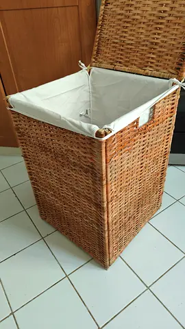 Woven Storage Basket with Removable Liner