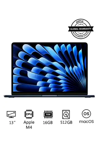 Apple MacBook m4 air 13inch 16gb 512gb (Space Gray) - Good condition