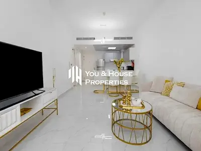 شقة مفروشة بغرفة نوم واحدة | Alcove JVC | الوصول إلى الشرفة والمسبح