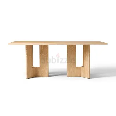 West Elm Modern Dining Oak Table 6-Seater