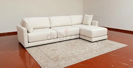 Premium quality Cratebarrel L shape sectional sofa