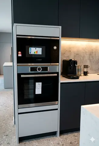 BOSCH SERIES 8 electric oven / microwave set built-in integrated model BY BNM