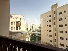 Furnished Studio | Separate Kitchen | 2 Balconies | Garden View