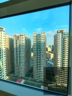 For Annual Rent – Luxury 3BR Apartment with Maid’s Room in Ajman One Towers | Large Kitchen – 