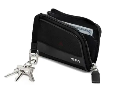 Tumi Alpha SLG Black Zip Card Case (Brand New 100% Authentic)