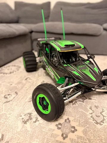 Green/Black RC off-road buggy — tested and working