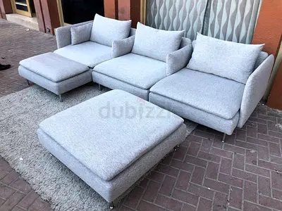 IKEA Soderhamn L Shape Sofa Grey