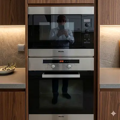 Miele built-in oven and microwave set integrated model 60cm BY BNM