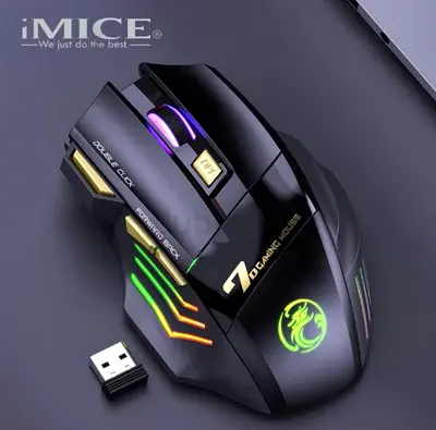 Imice wireless gaming mouse with rgb light,works with usb and bluetooth.great condition like brand n