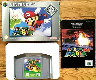 Super Mario 64 Nintendo 64 N64 Pal