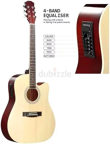 Megarya 41 Natural EQ Acoustic Guitar