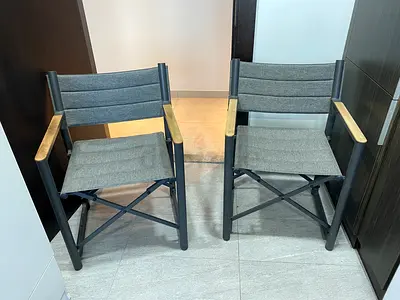Set of Stylish Folding Chairs