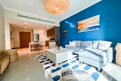 MODERN 1-BR APARTMENT | BEACHFRONT | SEA & SKYLINE VIEWS
